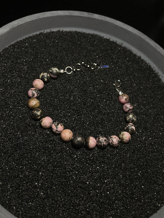 Black & Pink Pearls Bracelet